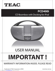 Teac PCD400i User Manual