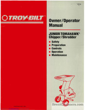 Troy-Bilt JUNIOR TOMAHAWK Owner's/Operator's Manual