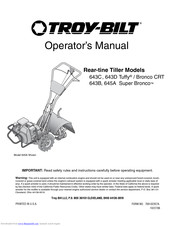Troy-Bilt 643D Tuffy Operator's Manual