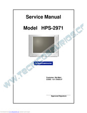 Durabrand HPS-2971 Service Manual