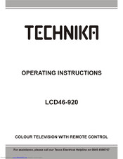 Technika LCD46-920 Operating Instructions Manual