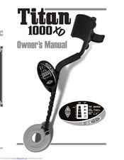 Titan 1000 XD Owner's Manual