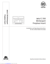 Jøtul C 350 Installation And Operating Instructions Manual