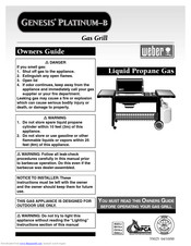 Weber Genesis Gold-B Owner's Manual