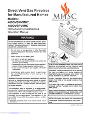 Mhsc 400DVBNVMH7 Installation & Operation Manual