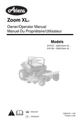 Ariens 915137 - 2042 Zoom XL Owner's/Operator's Manual