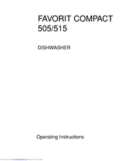 AEG FAVORIT COMPACT 515 Operating Instructions Manual