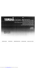Yamaha CDX-5000 Owner's Manual