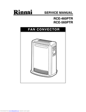 Rinnai RCE-560PTR Service Manual