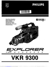 Philips VKR 9300 Operating Instructions Manual