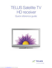 TELUS Satellite TV HD Quick Reference Manual
