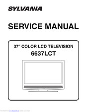 Sylvania 6637LCT A Service Manual