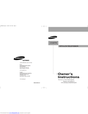 Samsung LN-R377D Owner's Instructions Manual