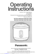 Panasonic SR-SH10XP Operating Instructions Manual