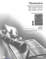 Technics SD-S937 Operating Instructions Manual