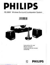Philips FB 206W Instructions For Use Manual