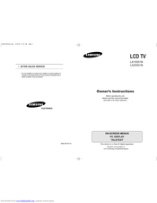 Samsung LA15S51B Owner's Instructions Manual