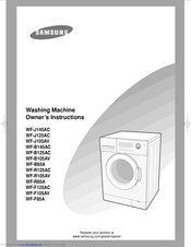 Samsung WF-B85N Owner's Instructions Manual