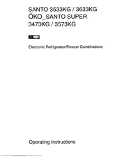 AEG Santo 3533KG Operating Instructions Manual