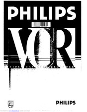 Philips VR 838 Operating Instructions Manual