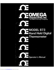 Omega Engineering 873F Operator's Manual