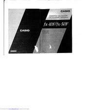 CASIO fx-10F User Manual