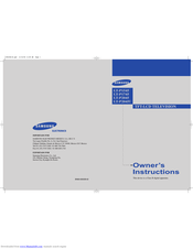 Samsung LT-P2045 Owner's Instructions Manual