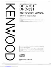 KENWOOD DPC-531 Instruction Manual