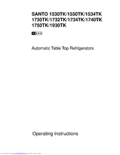 AEG Santo 1740TK Operating Instructions Manual
