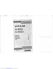 CASIO FX-85SA User Manual