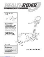 HEALTH RIDER HREL09981 User Manual