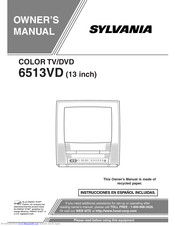 Sylvania 6513VD Owner's Manual