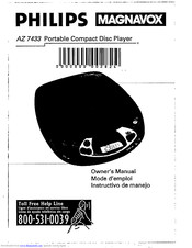 Philips/Magnavox AZ 7433 Owner's Manual