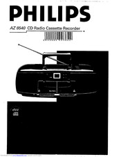 Philips AZ 8540 Operating Manual