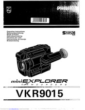 Philips miniExplorer VKR9015 Operating Instructions Manual