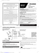Sylvania 6427CTB Owner's Manual
