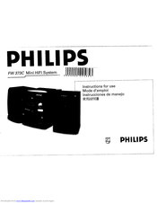 Philips FW 373C Instructions For Use Manual