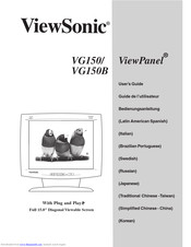 ViewSonic ViewPanel VG150 User Manual