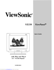ViewSonic ViewPanel VE150 User Manual
