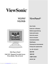 ViewSonic ViewPanel VG191b User Manual