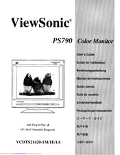 Viewsonic PS790 User Manual