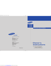Samsung LNR329D Owner's Instructions Manual