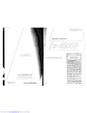 CASIO fx-4500P Owner's Manual