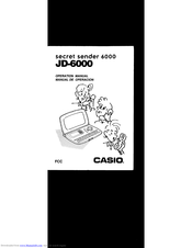 CASIO JD-6000 Operation Manual