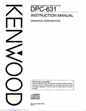 KENWOOD DPC-631 Instruction Manual