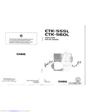 CASIO CTK-560L User Manual