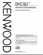 KENWOOD DPC-351 Instruction Manual