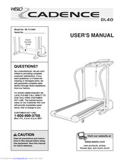 Weslo WLTL51691 User Manual