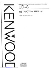 KENWOOD UD-3 Instruction Manual