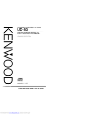 KENWOOD UD-50 Instruction Manual